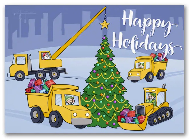 Contractor Christmas Cards